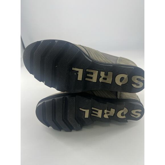 Sorel Lexie Wedge Boots Womens Size 8.5 Gray Winter Comfy Preppy Luxury Ankle - Picture 11 of 11